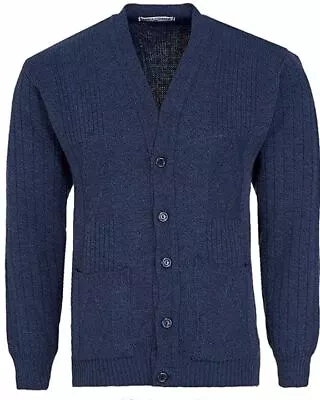 £19.99 • Buy Men's Classic V-Neck Button-Up Zip Up Grandad Cardigan Jumper Knitwear SizeS-4XL