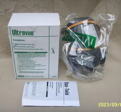 Msa Ultravue Duo-twin Respirator Facepiece Large Demand/pressure Demand 7-1049-3 • $110