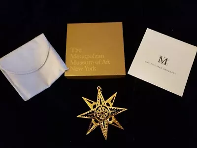 The Metropolitan Museum Of Art Star Ornament 2003 • $29.99