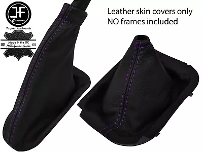 Purple Stitch Top Grain Leather Shift E Brake Boot Cover For Dodge Viper 92-98 • $142.31