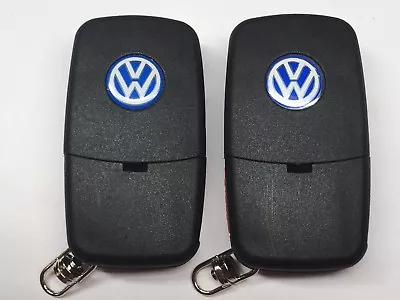 $49.99 • Buy NEW VW REMOTE X2 UNCUT KEY FACTORY OEM TRANSMITTER HLO 1J0 959 753 F FOB Chip