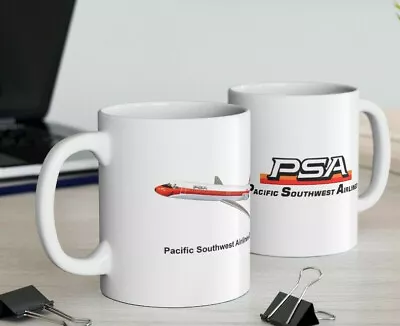 PSA - Pacific Southwest Airlines DC-9 Coffee Mug • $19.98