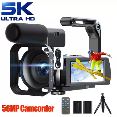 Video Camera 5K Camcorder Ultra HD 56MP 16X Digital Zoom Camera For YouTubeVlog • $199.99