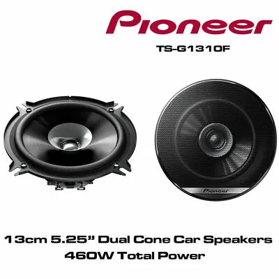 $27.56 • Buy Pioneer TS-G1310 Dual Cone 13cm 5.25  Car Coaxial Speakers 460W Total Power