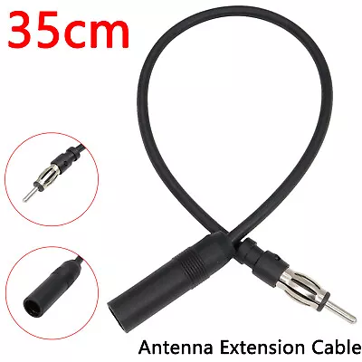 Car Stereo Radio 13  In (M-F) Auto AM / FM Antenna Extension Cable Wire Cord • $5.99