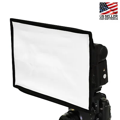 LS 8 X12  Portable Flash Softbox/Diffuser For Camera Flashgun Photography • $8.55