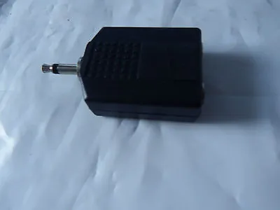 £2.21 • Buy 3.5mm Mono Jack Plug To 2 X 6.3mm Mono Socket Adapter