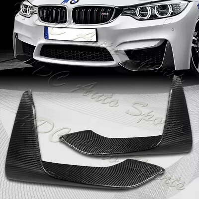 For 2015-2020 BMW F80 F82 F83 M3 M4 Real Carbon Fiber Front Bumper Splitter Lip • $115.99