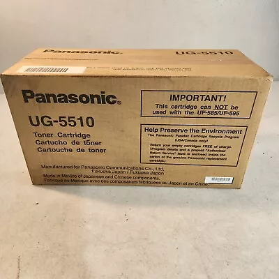 Panasonic UG-5510 Black Cartridge Genuine New OEM Sealed Box • $59.99