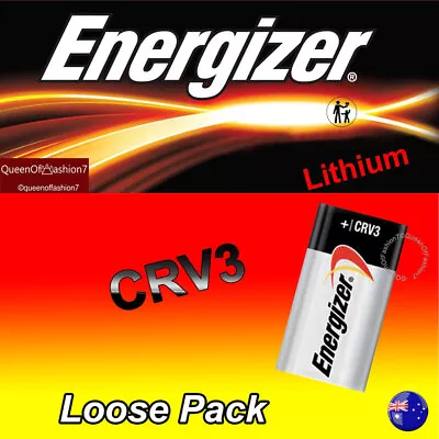 Energizer CRV3 Lithium Photo Battery 3V Industrial/Loose CR-V3/5047LC/ELCRV3 • $16.99