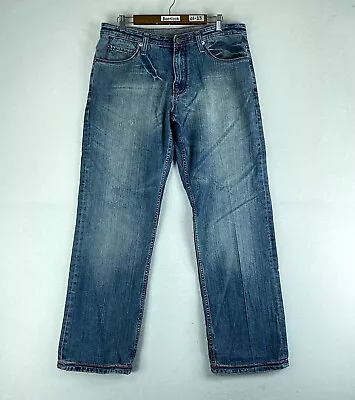 Artful Dodger Mens Jeans Blue Tag Size 36 (36x33) Straight Leg Denim • $36.78