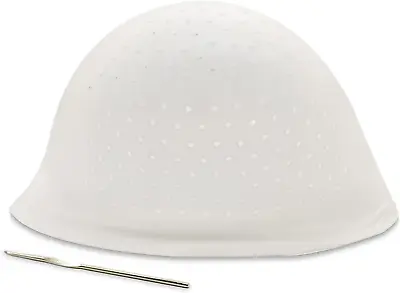 Holes Opened Highlight Cap Frosting Cap Tipping Cap Streaking Cap Silicone Hair • £10.31