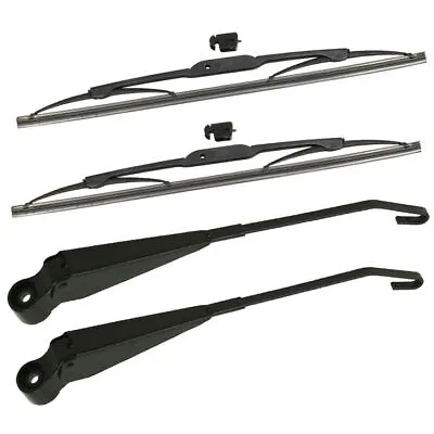 Vw Bug Wiper Arms & Blades Left & Right Side Vw Super Beetle 1973-79 • $69.95