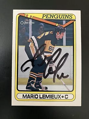 Mario Lemieux OPC Hand Signed Auto • $6.50