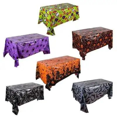 Halloween Table Cloth Tablecloth Table Cover Party Supplies Spider Horror Props • £2.99