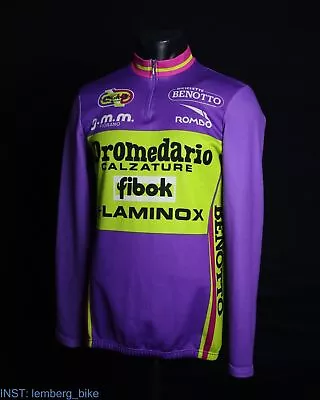 Dromedario Laminox Fibok Vintage Cycling Long Sleeve Jersey (L) • $91.94