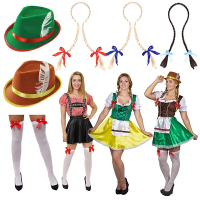 £14.99 • Buy Ladies Oktoberfest German Beer Festival Fancy Dress Costumes Accessories Womans