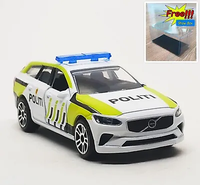 Majorette Volvo V90 Politi  (Norway Police) White 1:64 (3 ) No Package • $15.34