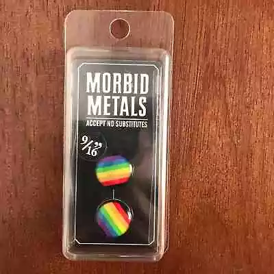 Morbid Metals New 9/16  Rainbow Pride Acrylic Plugs Gauges Body Jewelry • $8.39