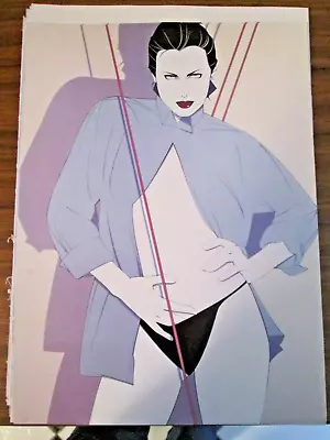 NAGEL 12  X 9  PRINT FROM PATRICK NAGEL 1985 ART BOOK • $10