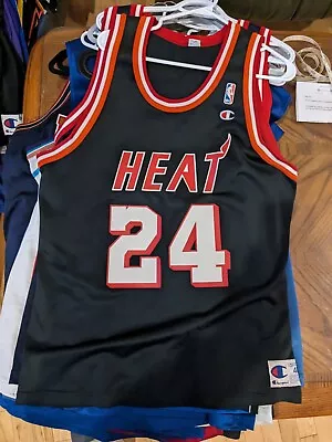 Jamal Mashburn Miami Heat Jersey Champion Replica • $54.24