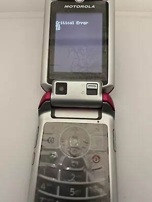 Motorola RAZR V3x - Pink (DEFECTIVE ERROR MISSING BACK PIECE) • $39.99