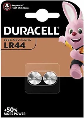 Duracell LR44 Battery AG13 357 A76 RW82 L1154 SR44 A76 B13GA Alkaline Batteries • £3.70