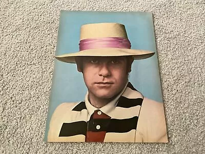 Elton John 1976 Mca Records Portrait Original Print Poster Type Ad • $9.75