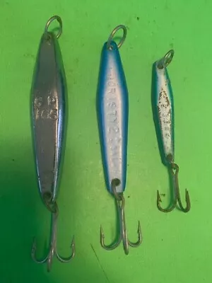 Set Of 3 Vintage Salas Heavy Yo Yo Jigs Including Cp105 Cristy 2 And Pwee 2 W@we • $29.95