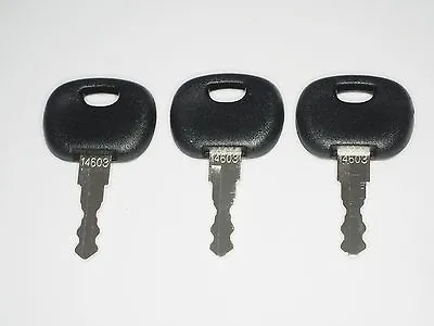 3 Key 14603 - Universal Key Ignition Key 603 Schaeff Stapler • £14.64