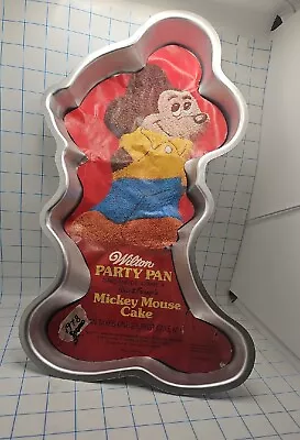 VTG 1978 Mickey Mouse Cake Mold Baking Pan Disney  • $13.73