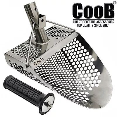 CooB Large Beach Sand Scoop Metal Detector Hunting Tool Stainless Steel Hex-710 • $97.95