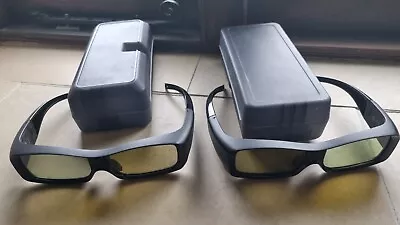 2 PAIRS FPT-AG01 Active Shutter 3D TV Glasses • £14