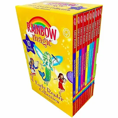 Rainbow Magic Early Reader Collection 10 Books Box Set By Daisy Meadows • £18.50