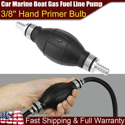 3/8'' Hand Primer Bulb Outboard Car Marine Boat Gas Fuel Line Pump All Fuels US* • $6.29