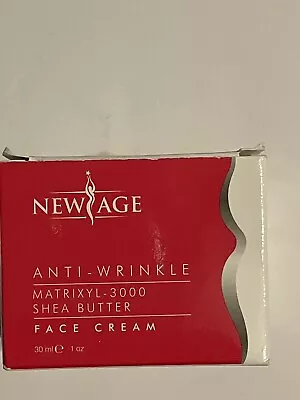 New Age Anti Wrinkle Face Cream 1 Oz Jar  Matrixyl-3000 Shea Butter NIB • $20