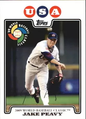 2008 (TEAM USA) Topps Update World Baseball Classic Preview #WBC7 Jake Peavy • $1.69