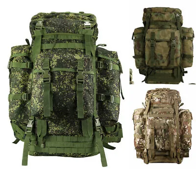 Russian Military Backpack 80L Oxford Hunting Camping Outdoor Travel Tactical Bag • $81.93
