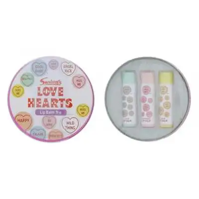 Swizzels Love Heart Tin - 3 Balms - New - Free P&p - Uk • £6.85
