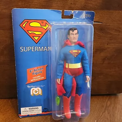 MEGO Heroes SUPERMAN  8  Action Figure Doll Retro 2020 Super Man Hero Toy • $22.99