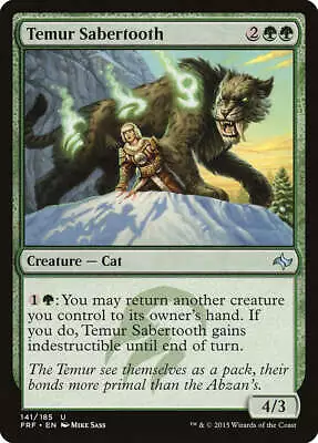 Temur Sabertooth [Fate Reforged] Magic MTG • $2.55