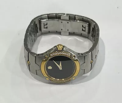 Movado Sports Edition SE Womens Watch 81 G4 1851 Stainless And Gold + Diamonds • $180