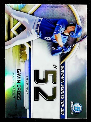 $0.99 • Buy 2023 Bowman Scouts Top 100 #BTP-52 Gavin Cross - Kansas City Royals