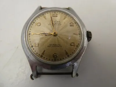 Vintage Aquilon 17 Jewel Dress Wrist Watch  Incabloc Stainless Steel Back • $56