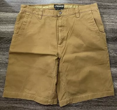 Mountain Khakis Alpine Work Shorts Men's 37 - 38 Relaxed Fit Tan Brown DURABLE!! • $15