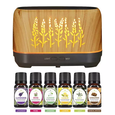 $27.99 • Buy Flame Humidifier Ultrasonic Aroma Air Diffuser Aroma Aromatherapy Air Purifier