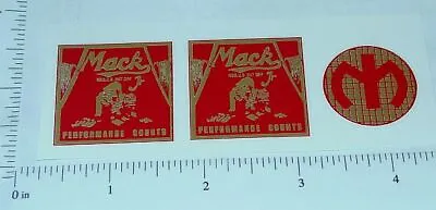 Steelcraft Mack Jr. Truck Red Sticker Set SC-022 • $10