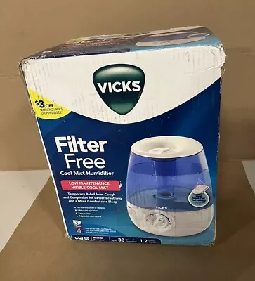 Vicks Filter-Free Cool Mist Humidifier V4600- Low Maintenance Visible Cool Mist • $22