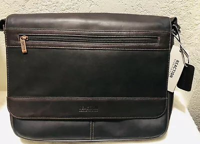 Kenneth Cole Reaction Laptop Messenger Laptop Briefcase Genuine Pebbled Leather • $149.99