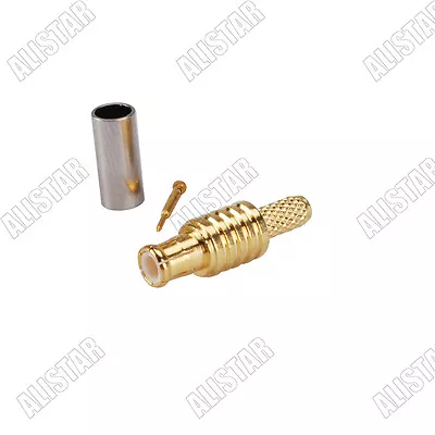 $1.04 • Buy MCX Plug Male Straight Crimp Connector For RG316 RG179 RG174 LMR100 Cable